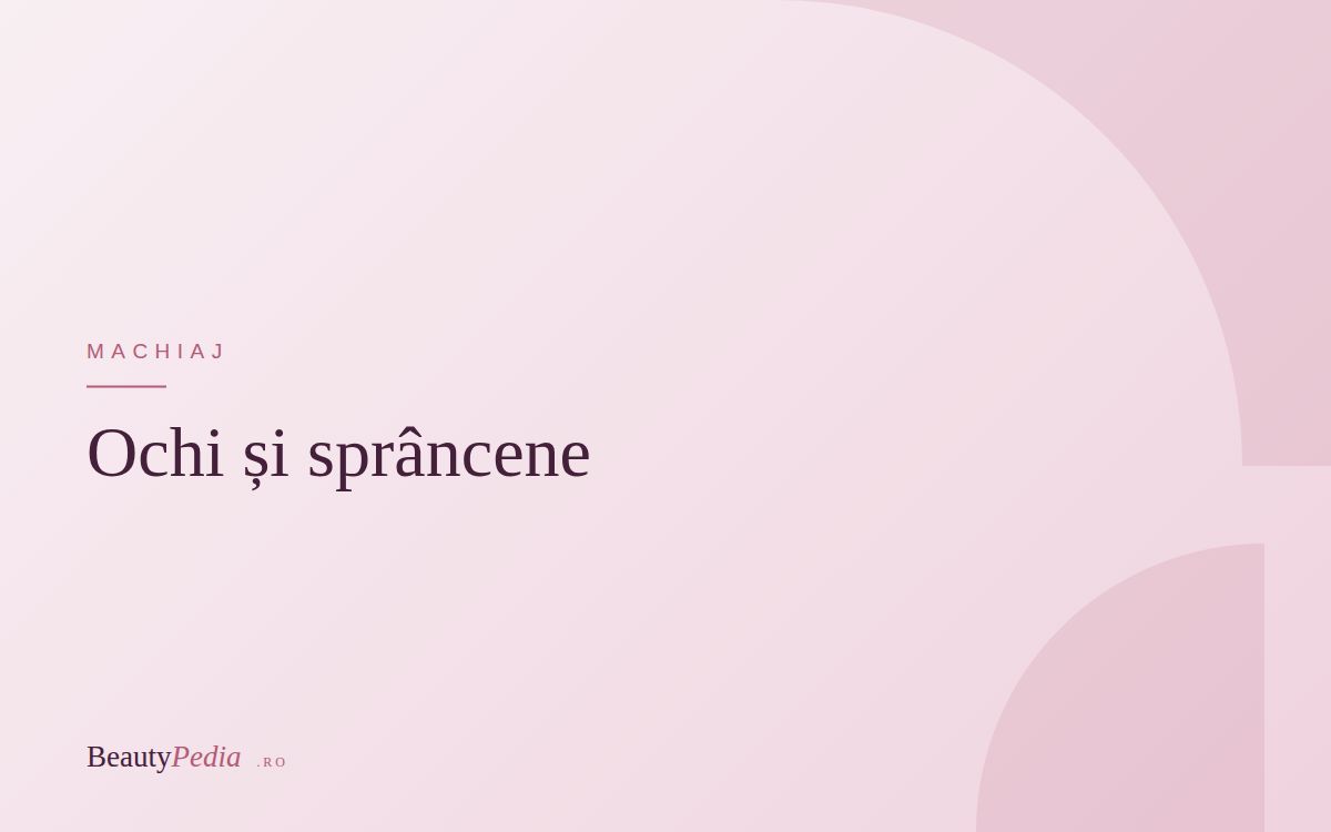 Sprâncene naturale, pas cu pas: cum le pieptăni, le umpli și le fixezi